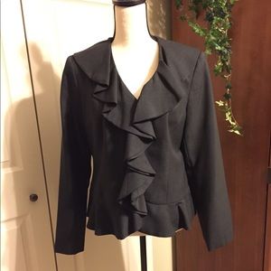 Isabella suits ruffled jacket size 12